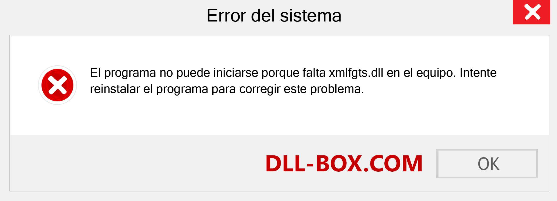 ¿Falta el archivo xmlfgts.dll ?. Descargar para Windows 7, 8, 10 - Corregir xmlfgts dll Missing Error en Windows, fotos, imágenes